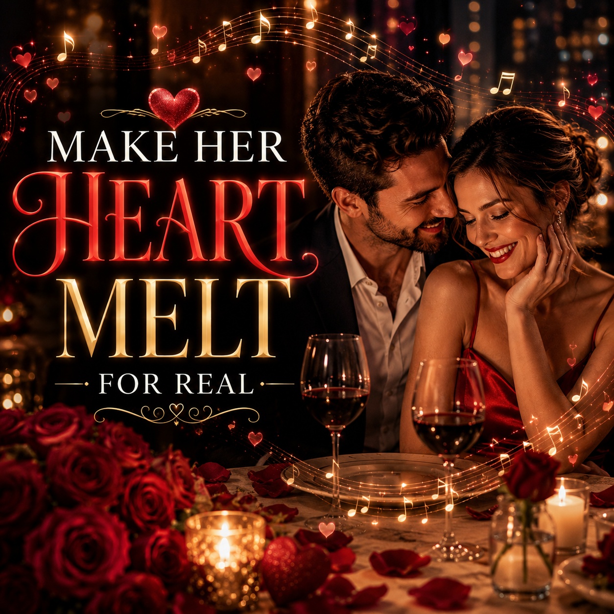 Romantic personalized song gift designed to make her heart melt and create an unforgettable emotional moment.